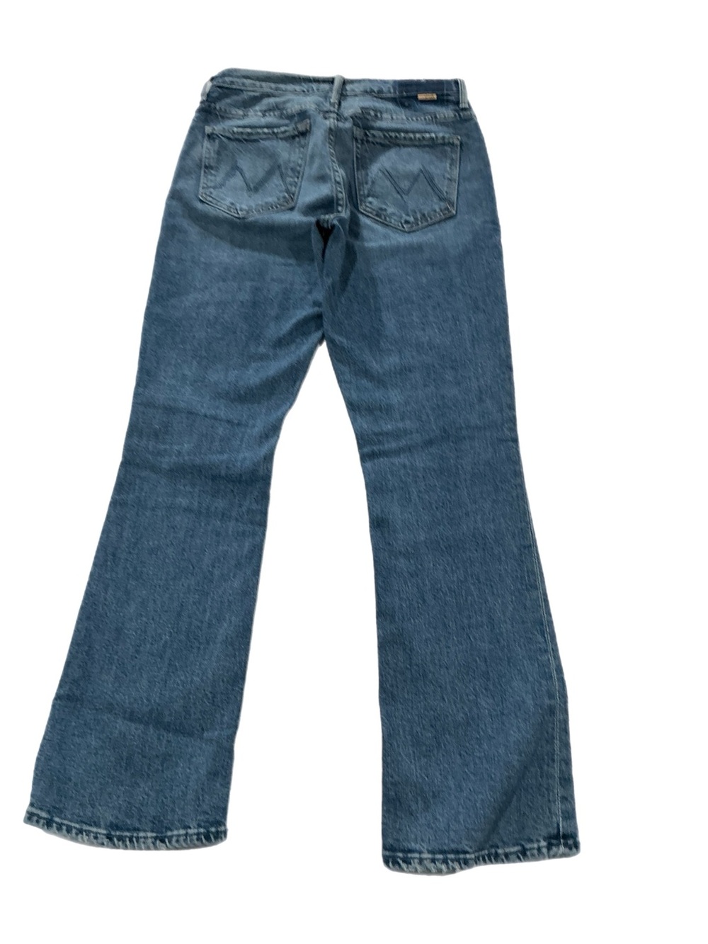 MOTHER The Insider Flood Metal Magic Studded Flare Jeans Size 26